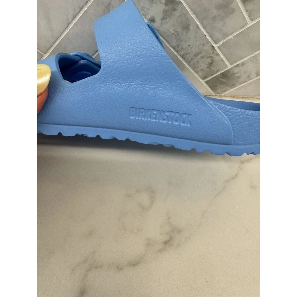 Birkenstock Arizona EVA Sandals Kids Youth Size 8 26 Sky Blue Slip On Slides‎